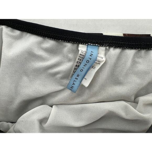 Antonio Melani Swim Bikini Size L Animal Print Halter Rhinestone Sexy Vacation​​ - Picture 11 of 15